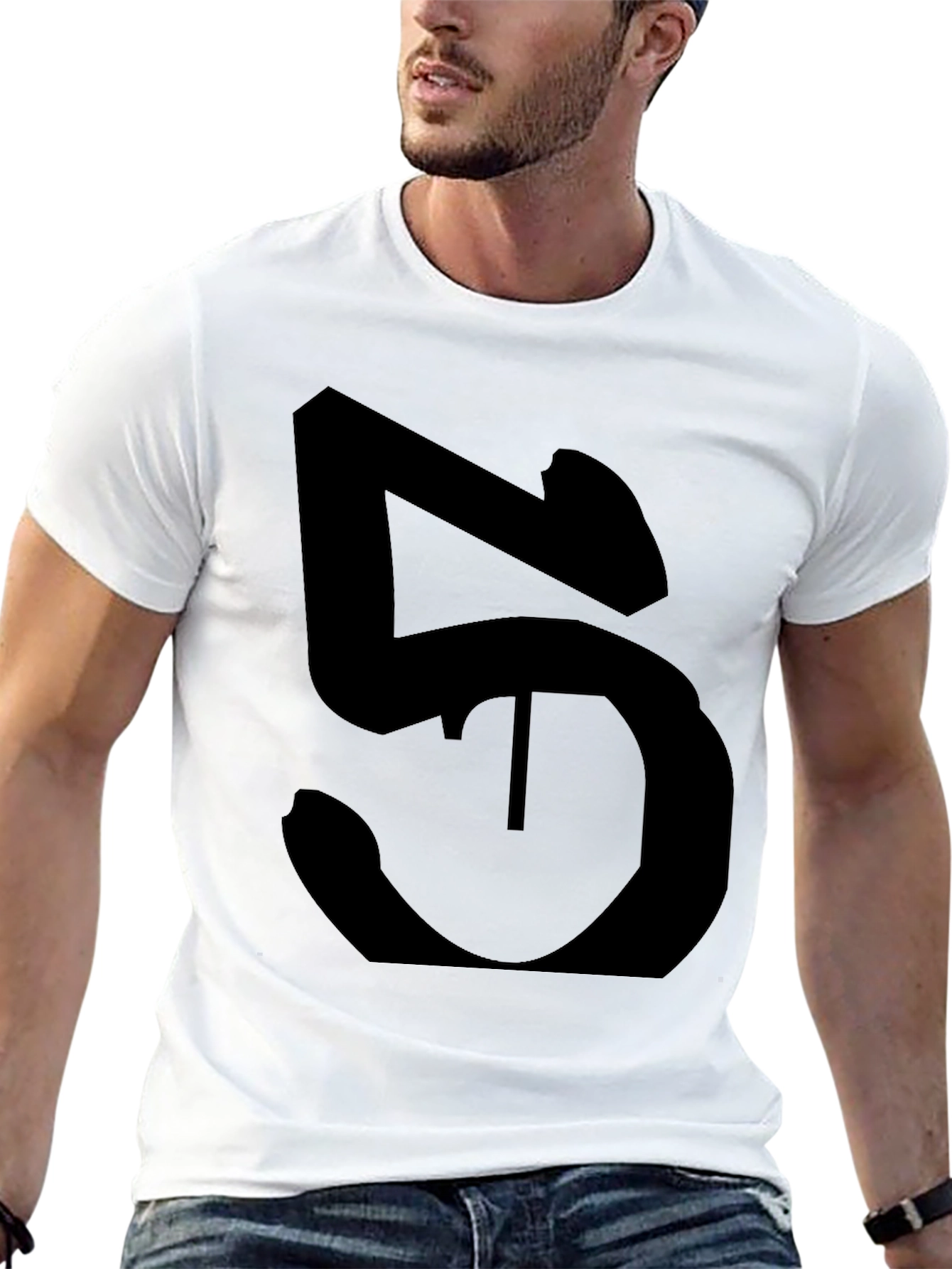 Mens Black Graphic T-Shirt