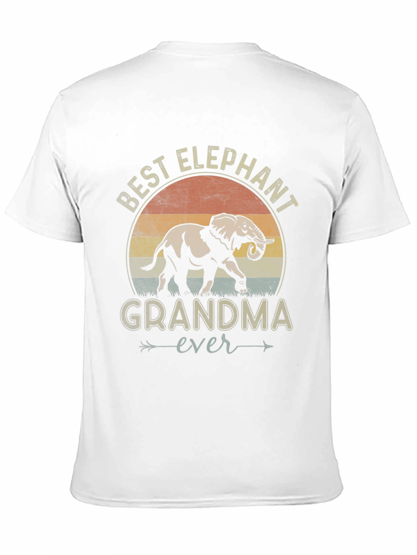 Best Elephant Grandma Ever Graphic Tee