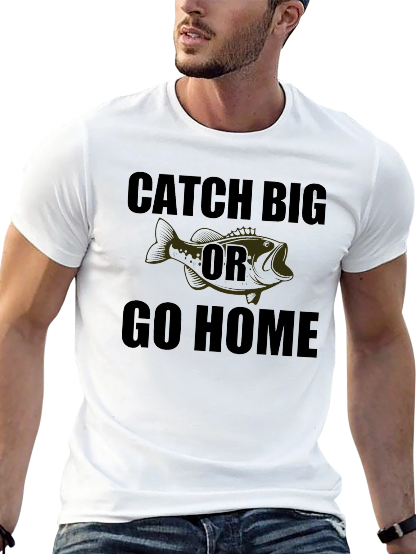Catch Big or Go Home Graphic Tee
