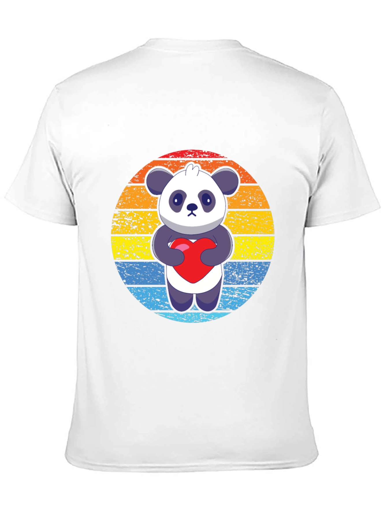 Panda Love Graphic Tee - Mens Black T-Shirt
