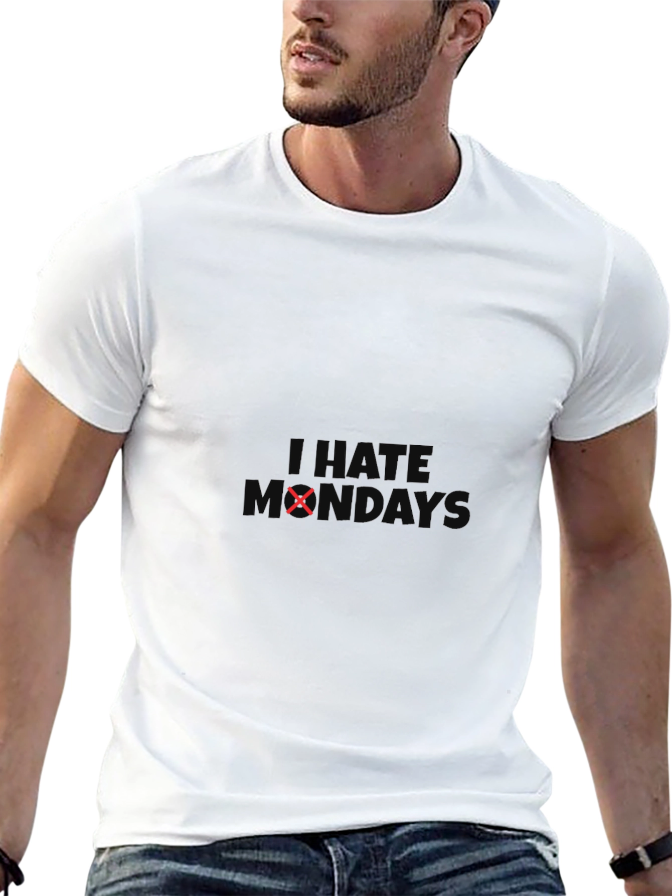I Hate Mondays Black Graphic Tee