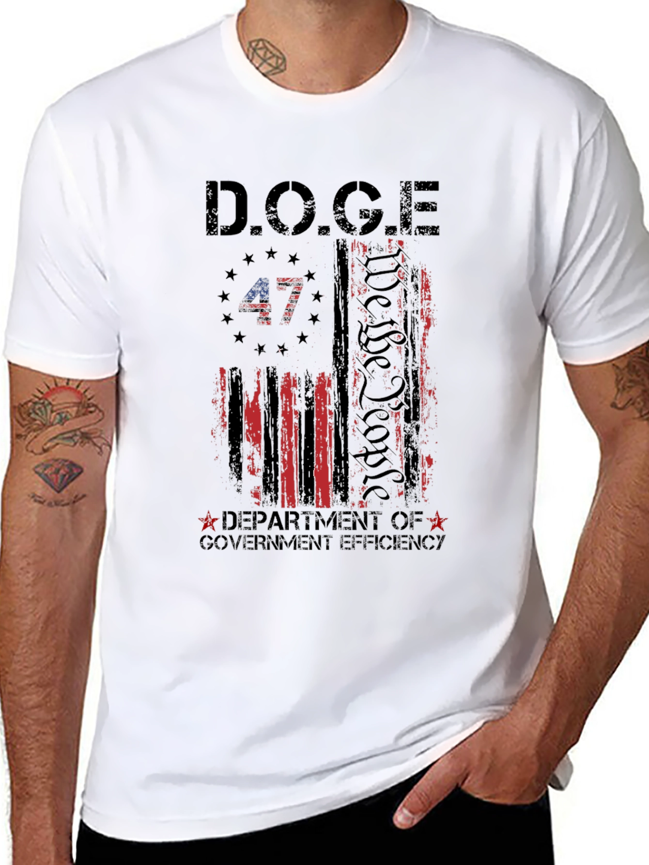D.O.G.E. Department of Government Efficiency Graphic Tee
