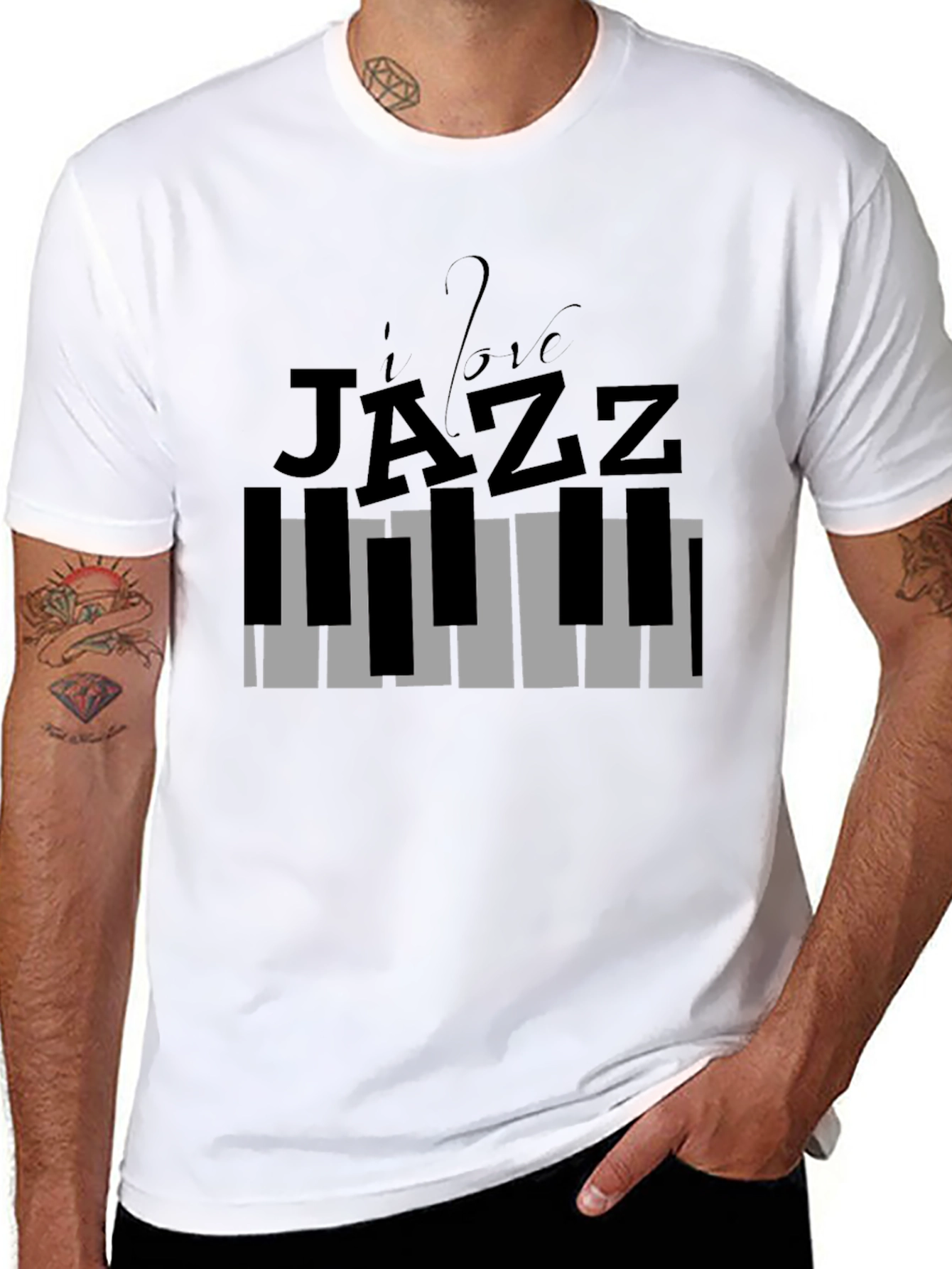 Jazz Piano T-Shirt - Music Lover Tee