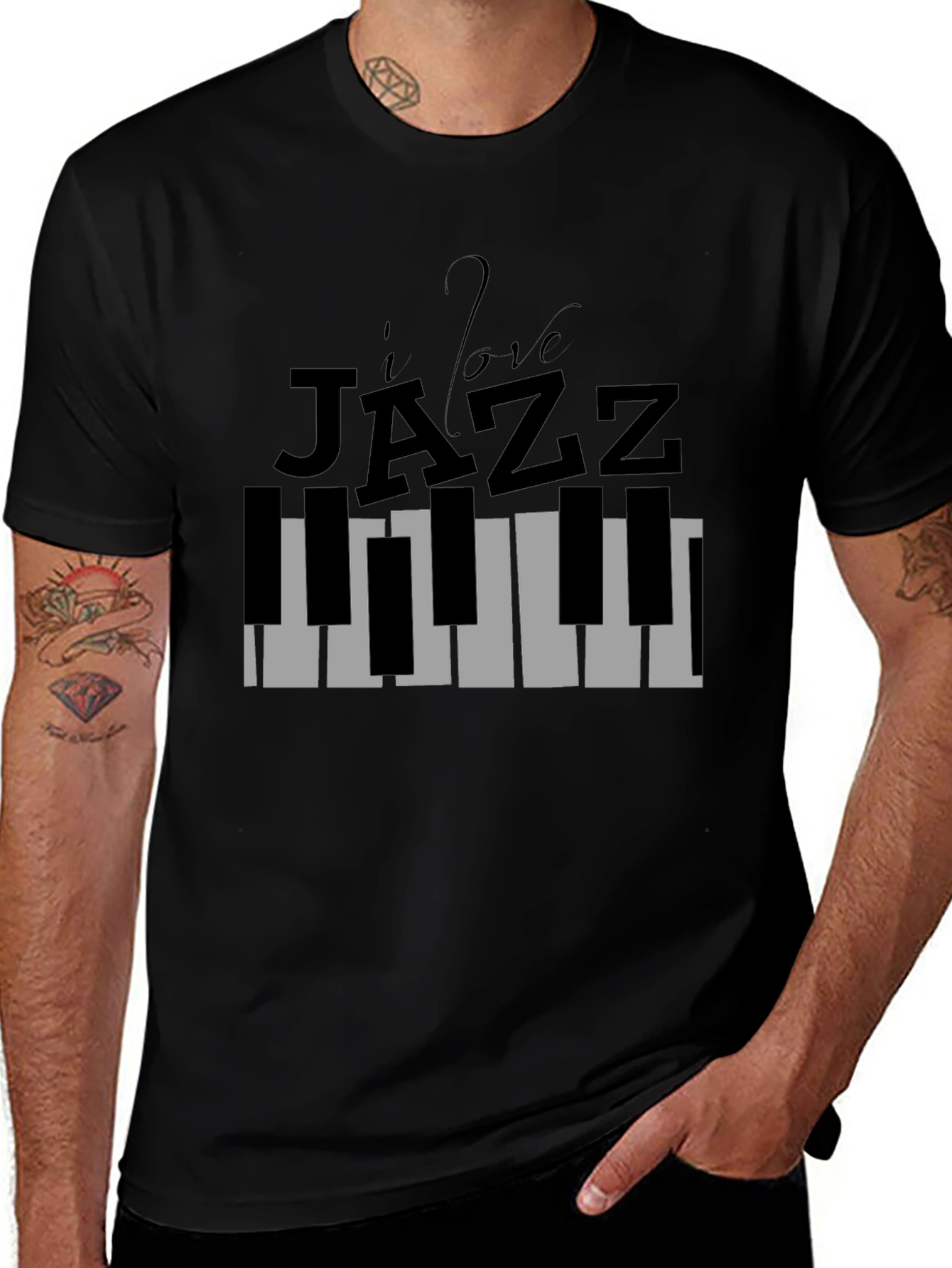 Jazz Piano T-Shirt - Music Lover Tee