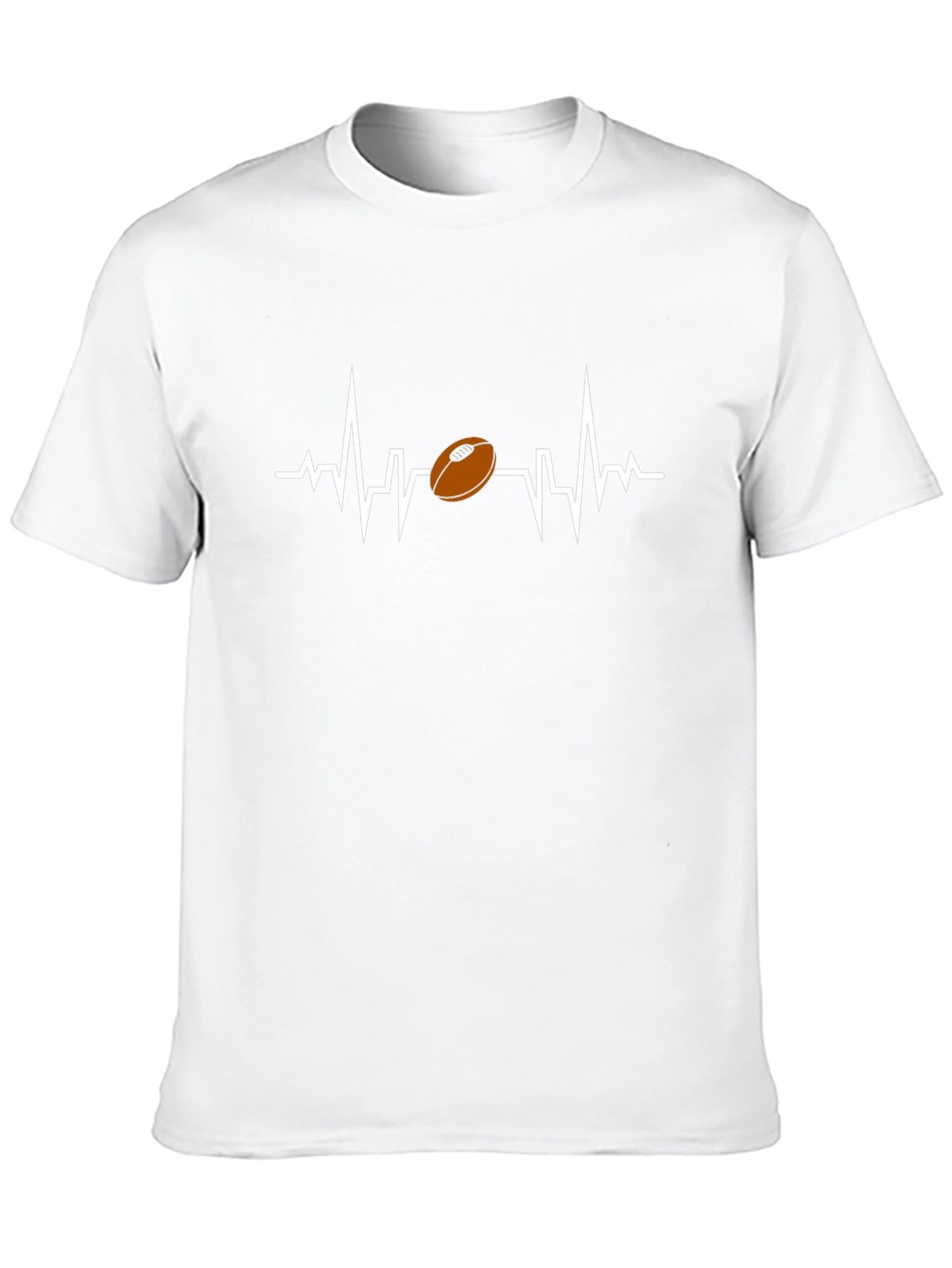 Rugby Heartbeat Graphic Tee - Black