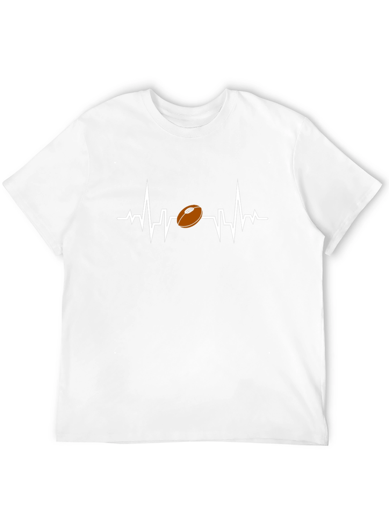 Rugby Heartbeat Graphic Tee - Black