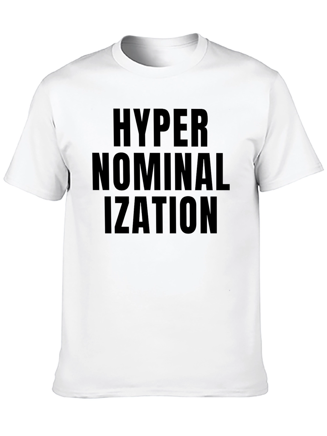 Hypernominalization T-Shirt - Black Cotton Tee