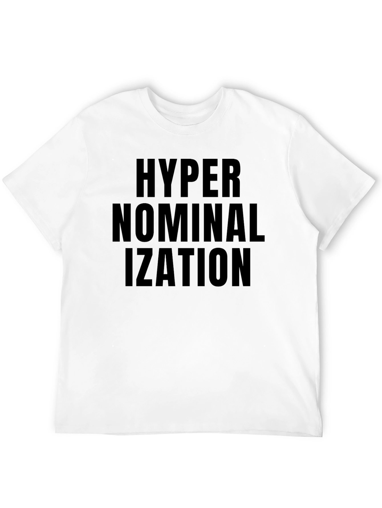 Hypernominalization T-Shirt - Black Cotton Tee