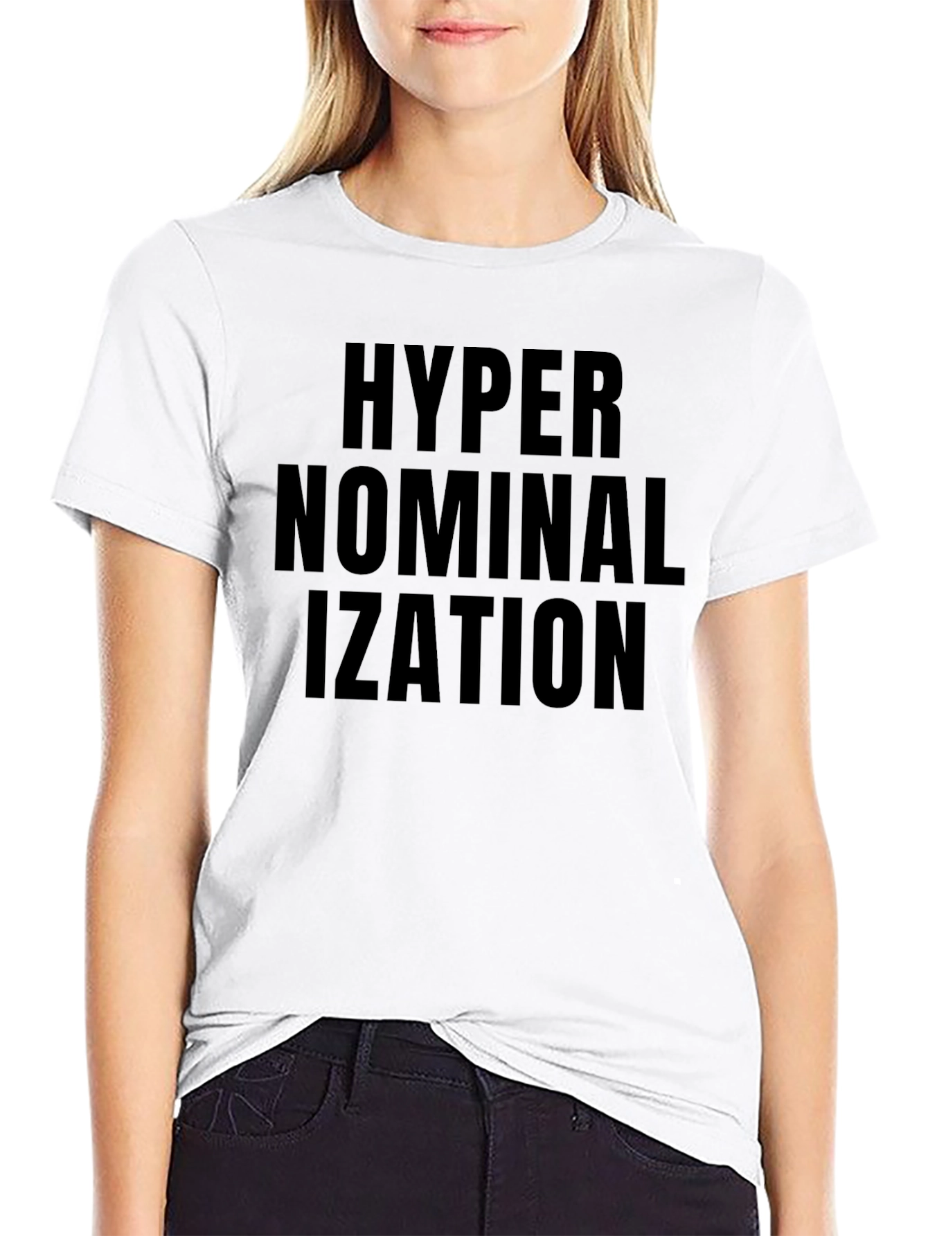 Hypernominalization T-Shirt - Black Cotton Tee