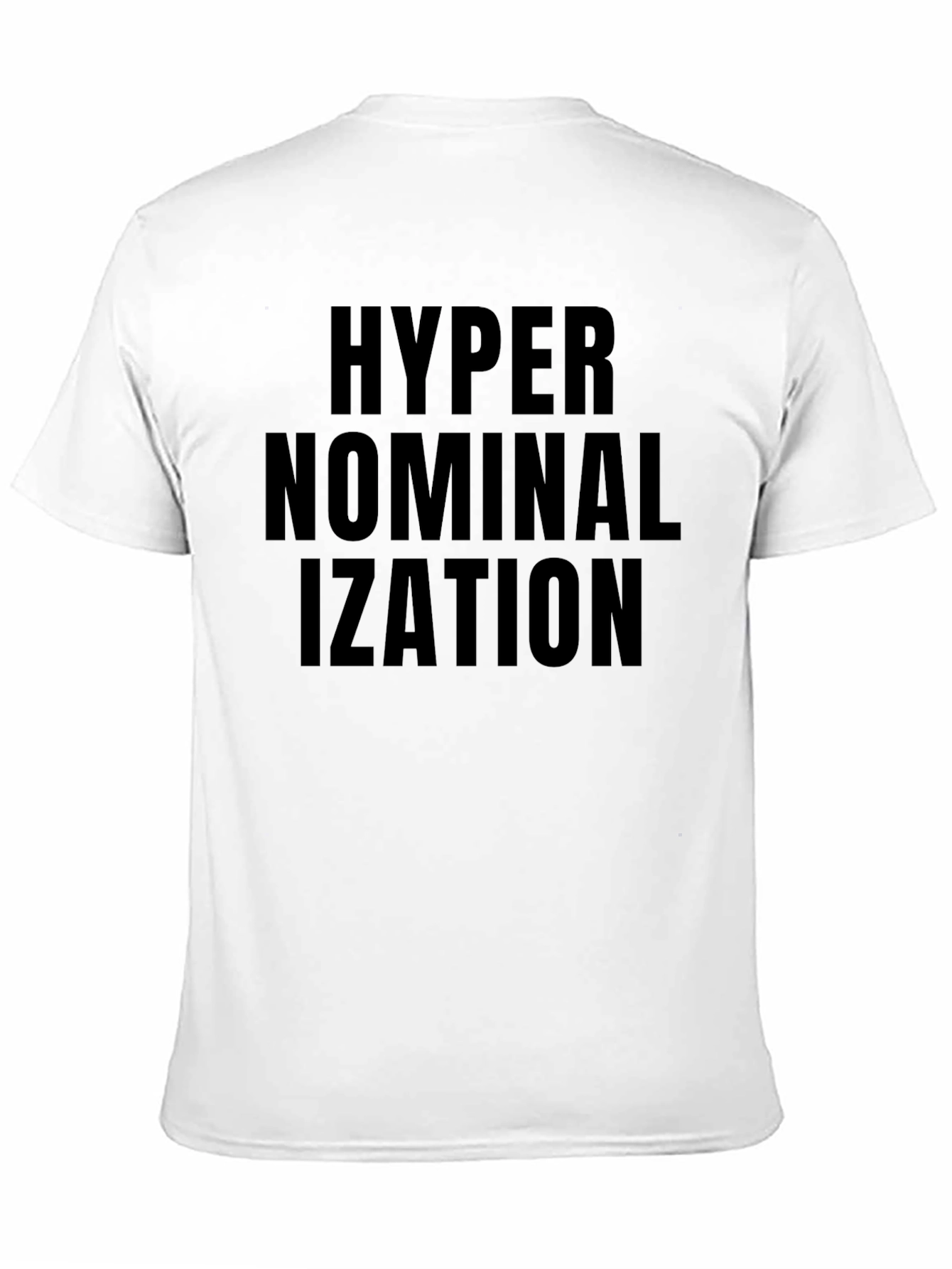 Hypernominalization T-Shirt - Black Cotton Tee