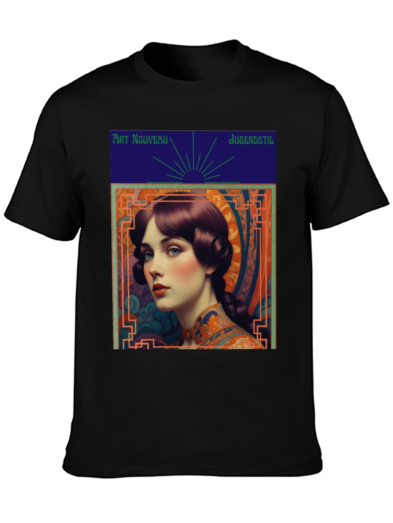 Art Nouveau Lady Graphic Tee