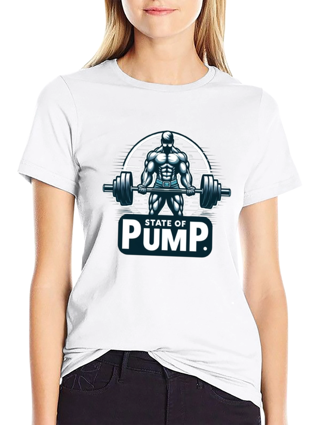 State of Pump Mens Black T-Shirt