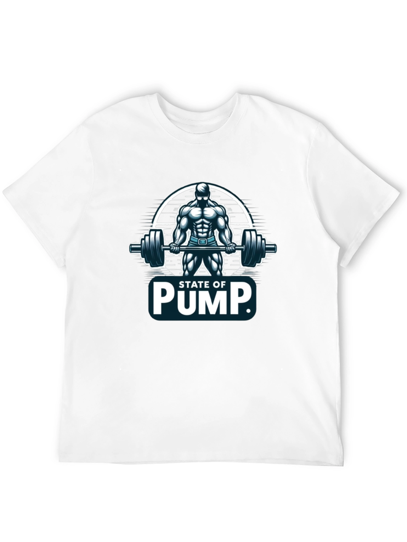 State of Pump Mens Black T-Shirt
