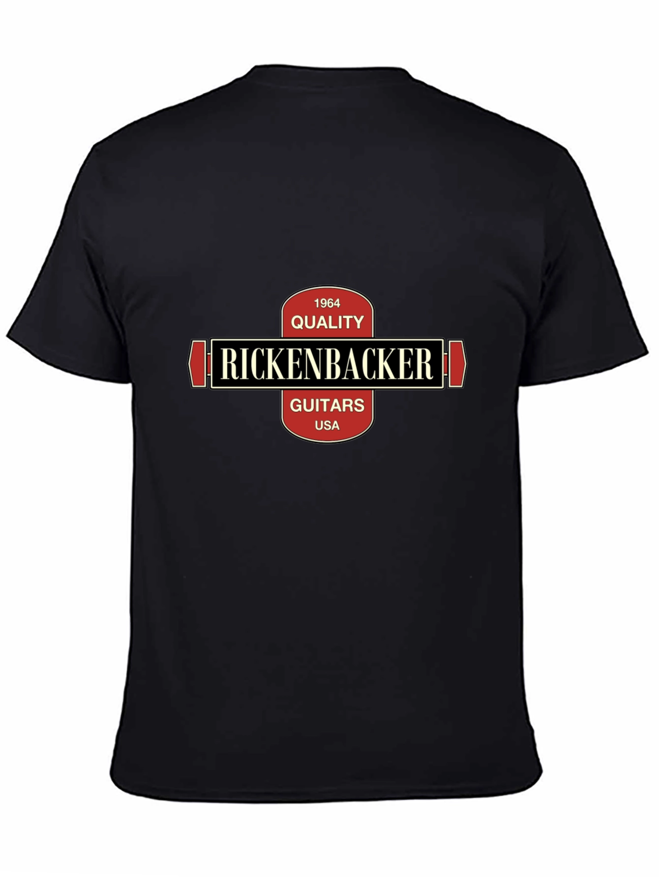 Rickenbacker Guitars Black T-Shirt