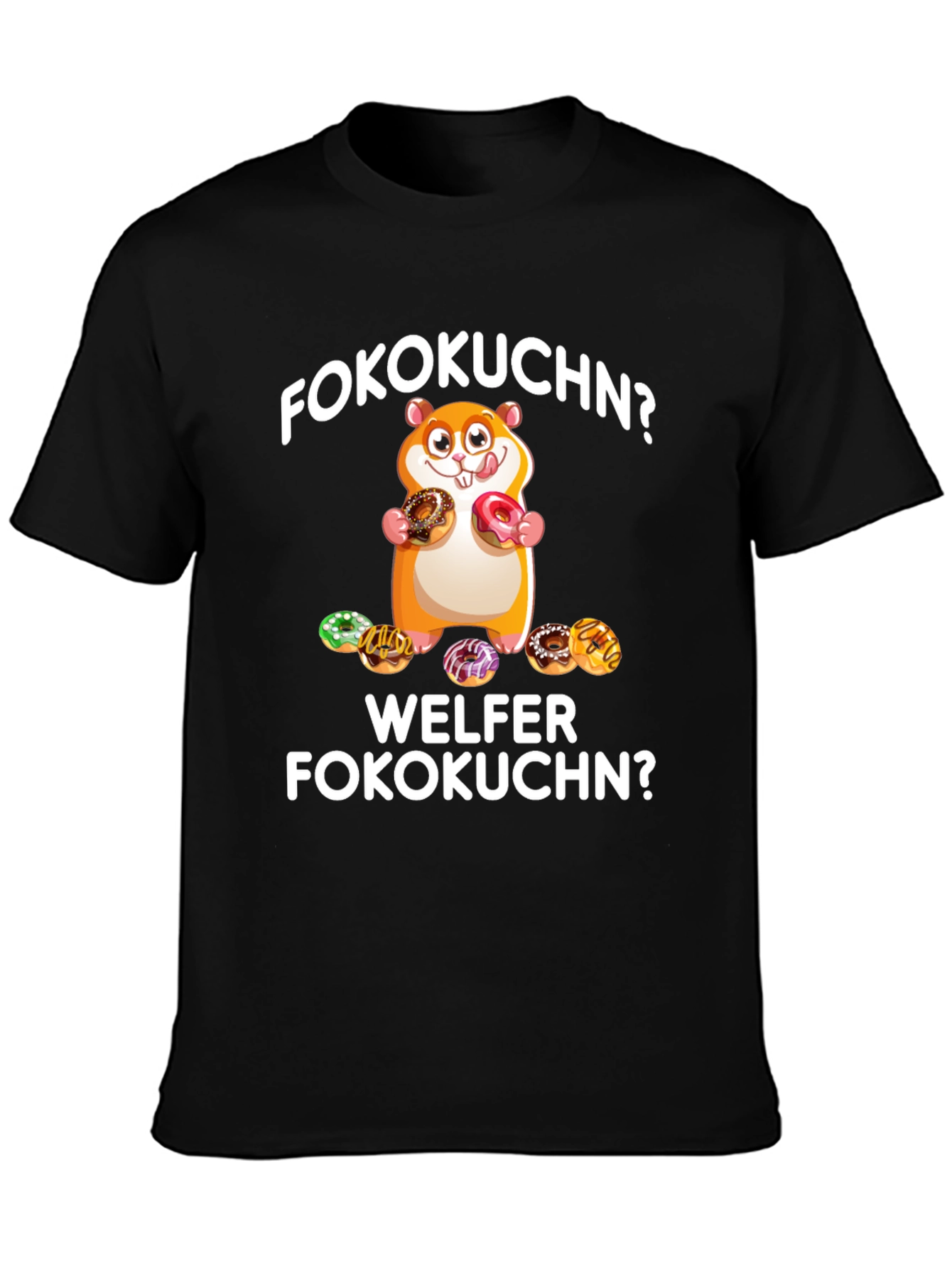 Fokokuchn? Hamster Doughnut Graphic Tee
