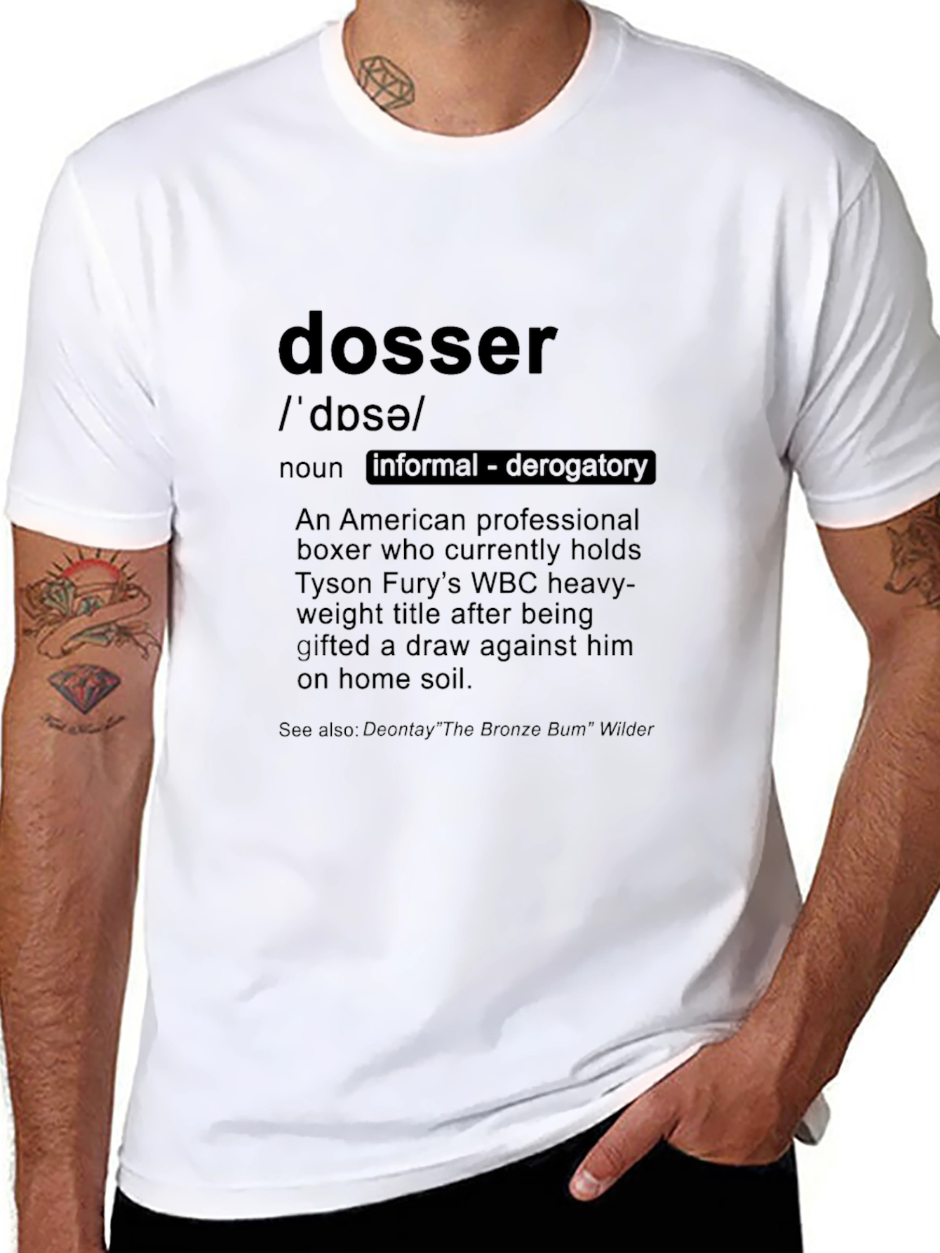 Dosser Definition T-Shirt: Boxer Humor Tee