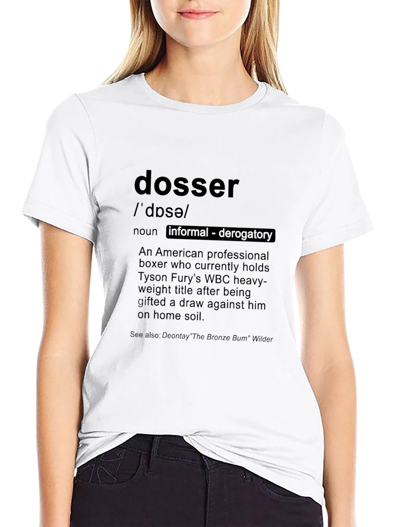 Dosser Definition T-Shirt: Boxer Humor Tee