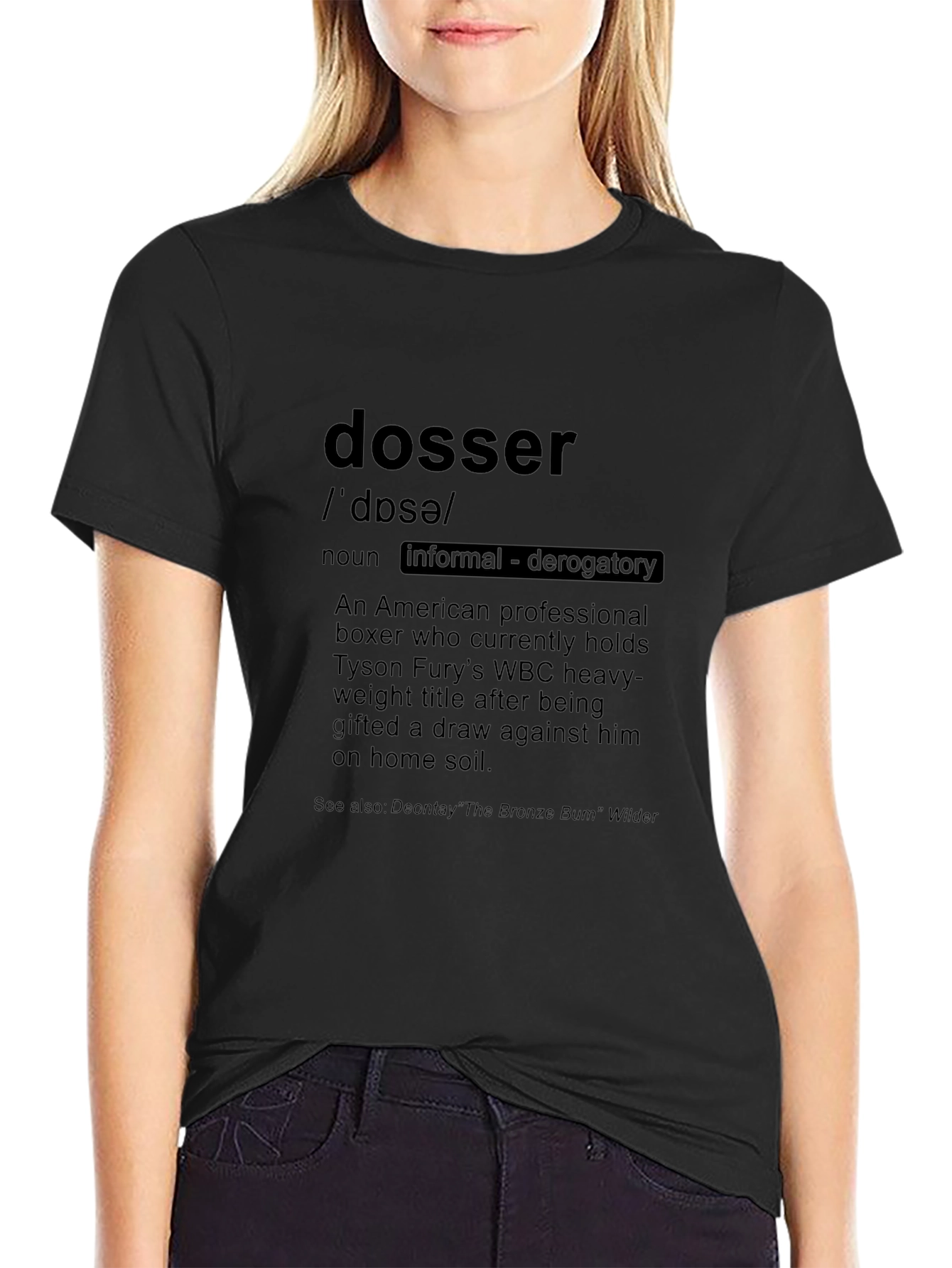 Dosser Definition T-Shirt: Boxer Humor Tee