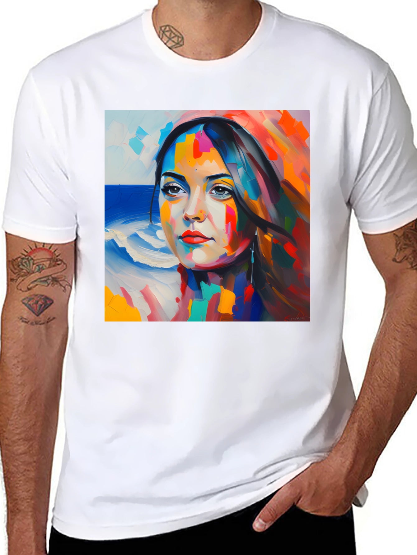 Colorful Portrait T-Shirt