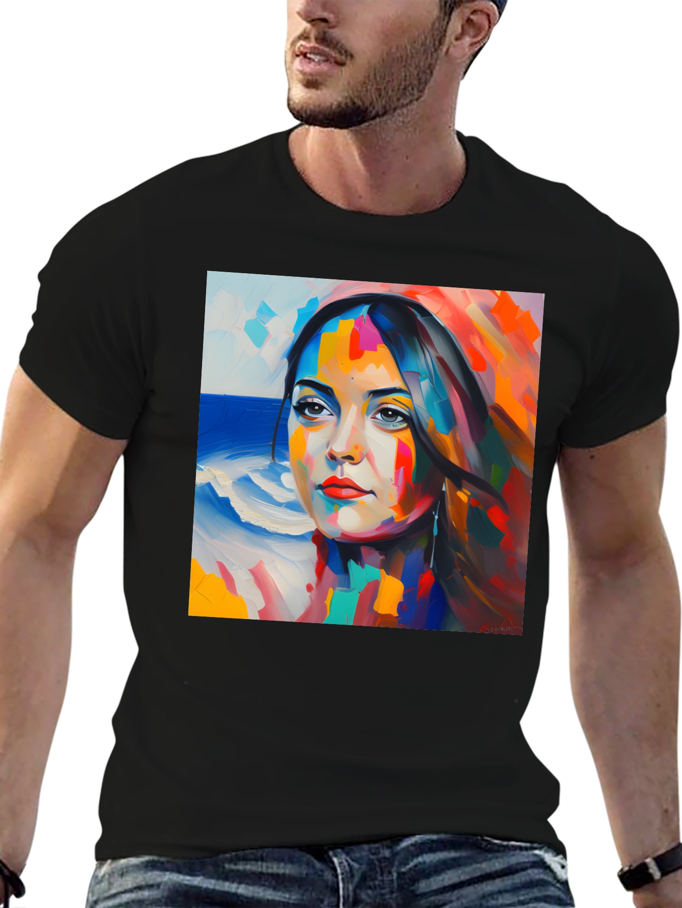 Colorful Portrait T-Shirt