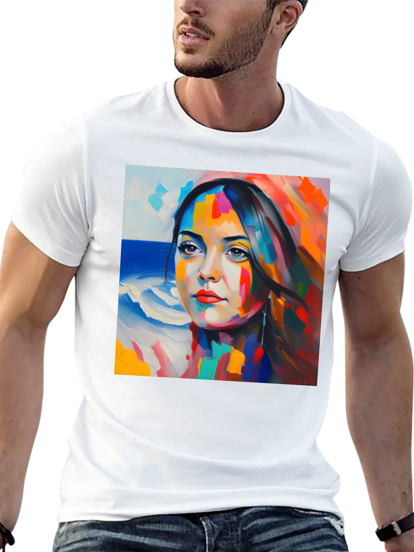 Colorful Portrait T-Shirt