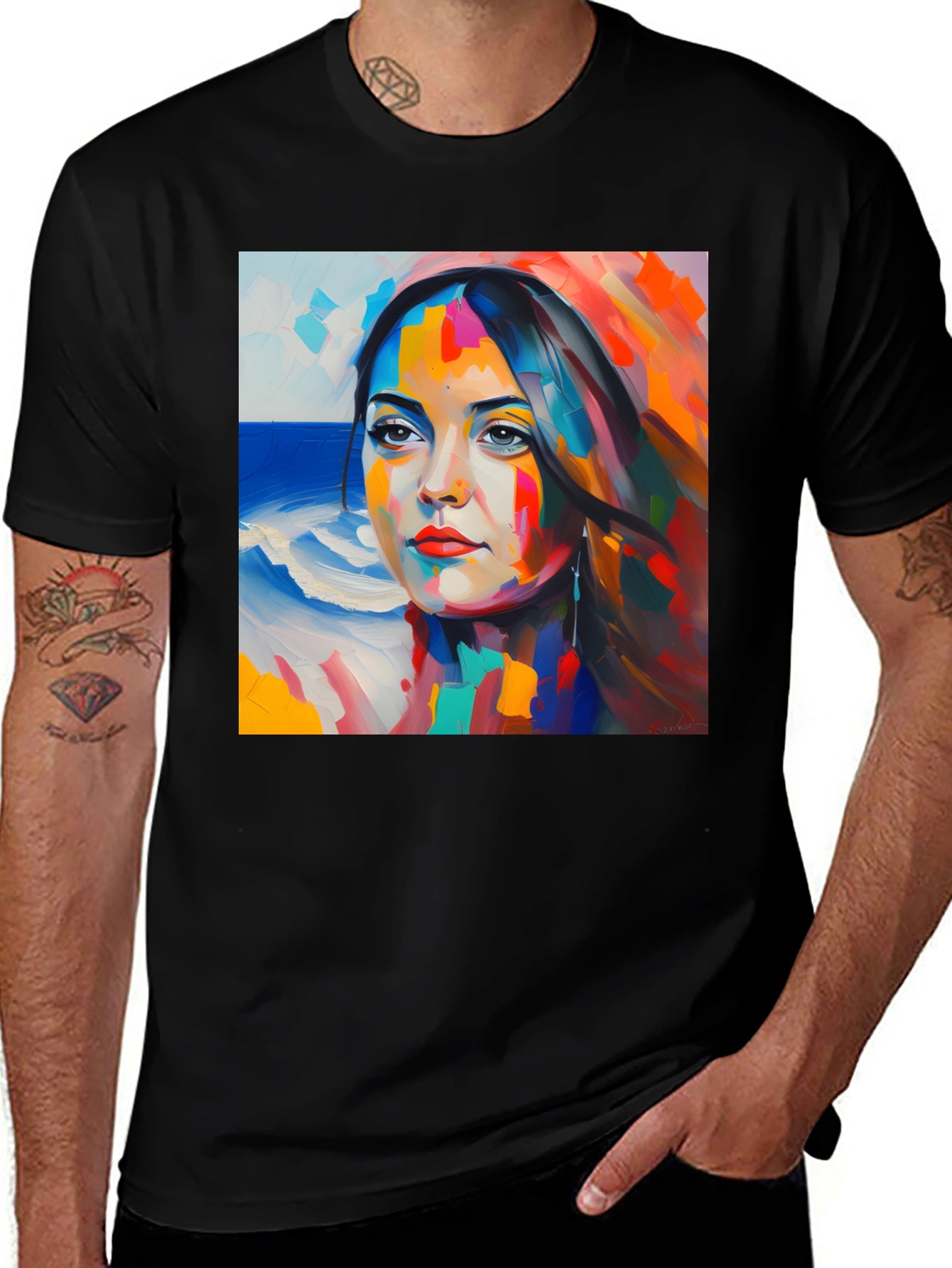 Colorful Portrait T-Shirt