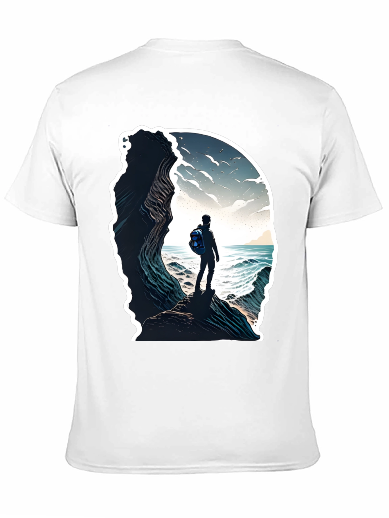 Ocean View Graphic Tee - Adventure Awaits