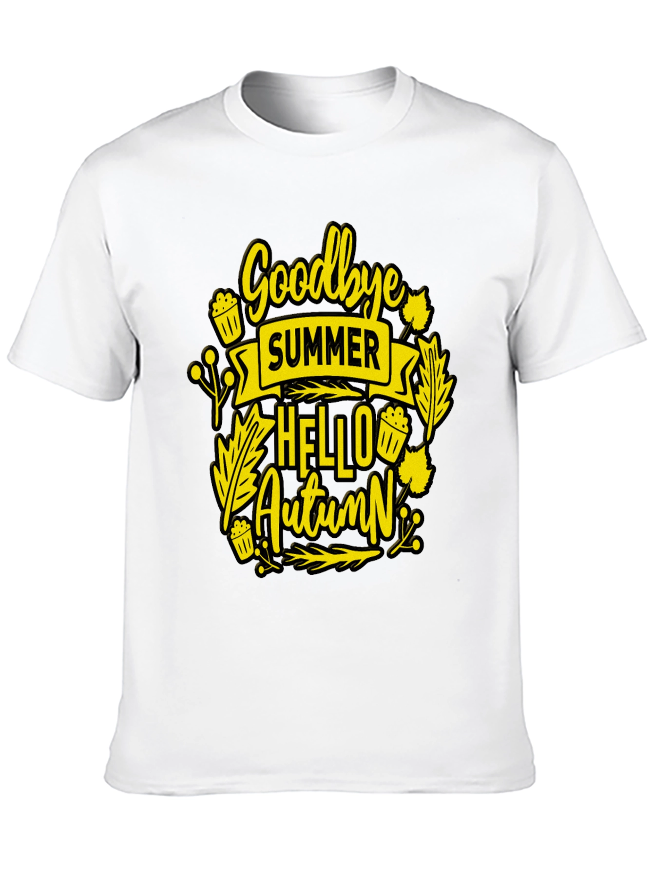 Goodbye Summer Hello Autumn Graphic Tee