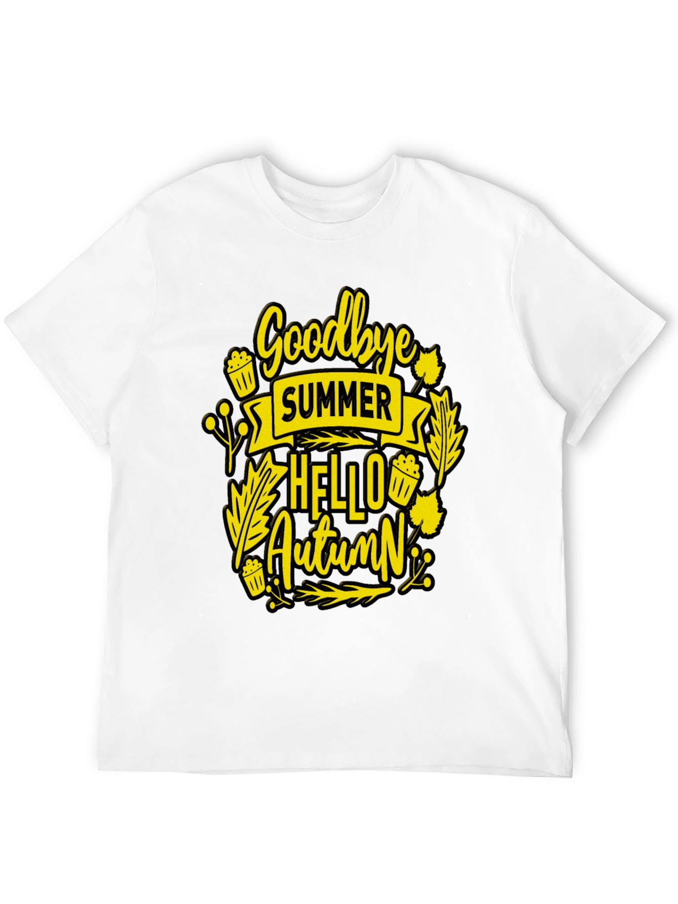 Goodbye Summer Hello Autumn Graphic Tee