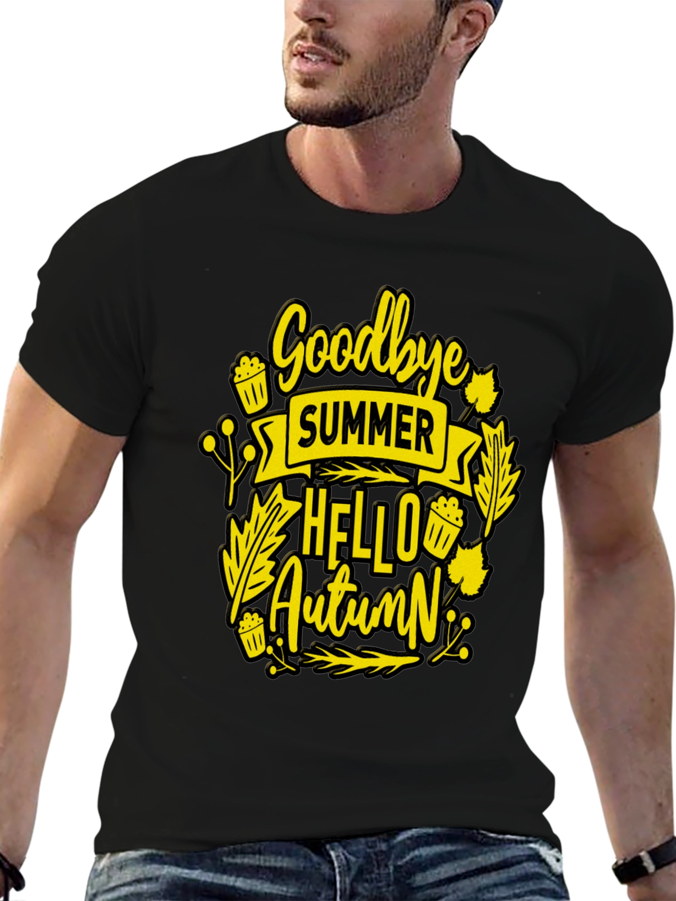 Goodbye Summer Hello Autumn Graphic Tee
