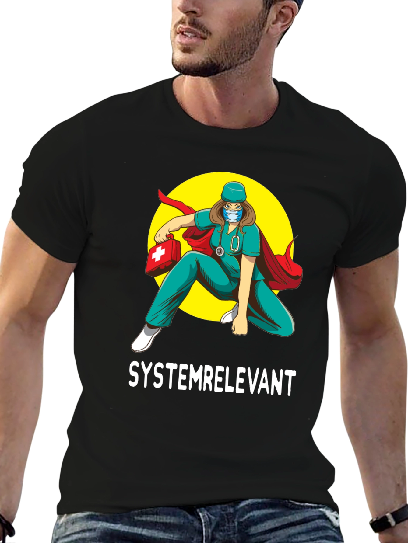 Systemrelevant Super Nurse T-Shirt