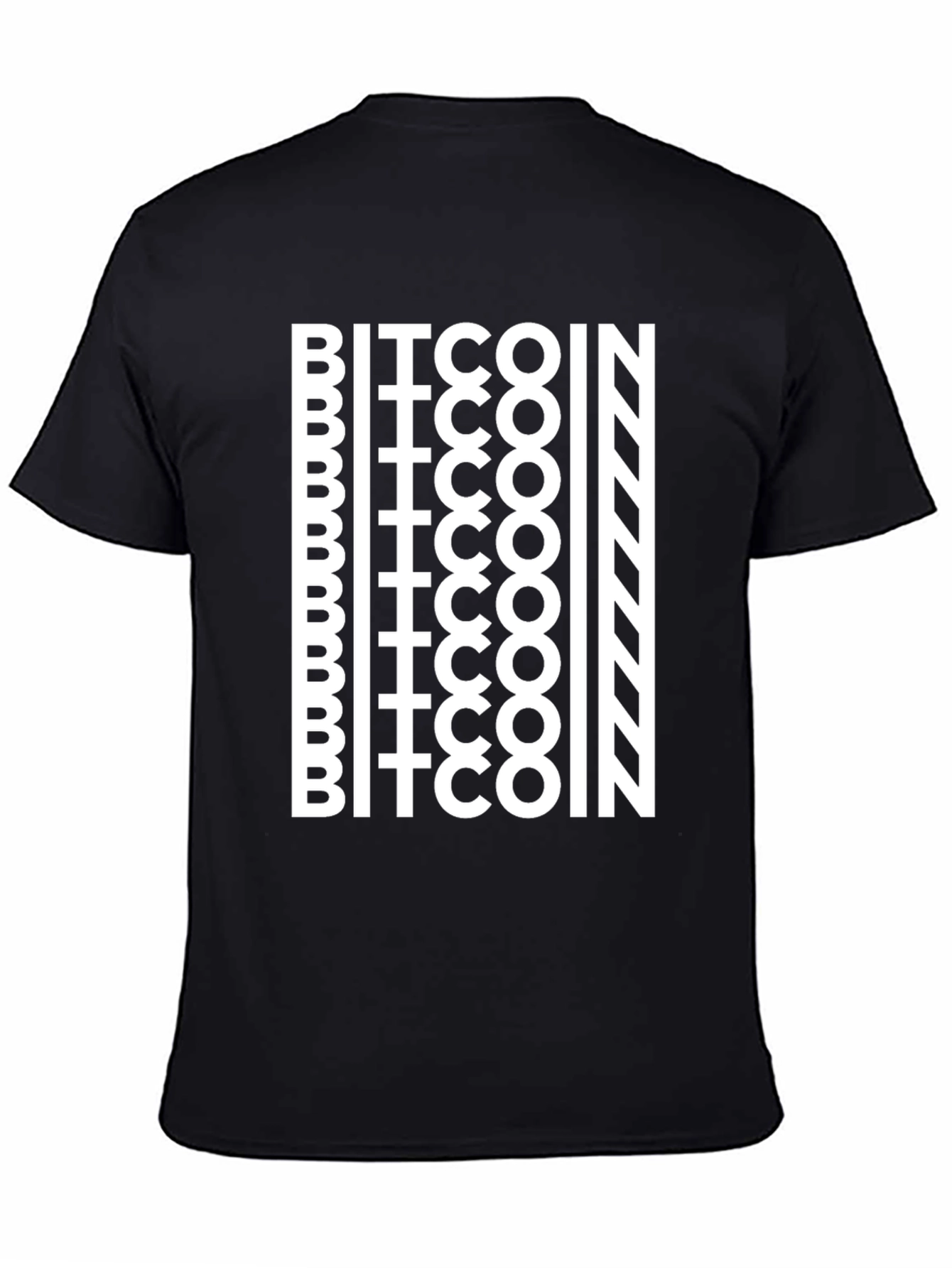 Bitcoin Crypto T-Shirt - Black Casual Tee