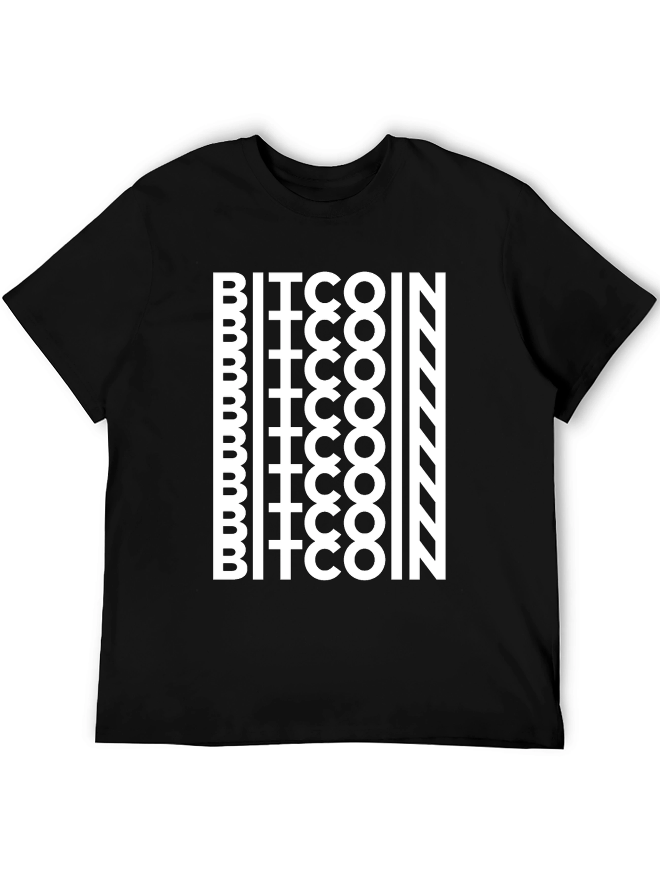 Bitcoin Crypto T-Shirt - Black Casual Tee