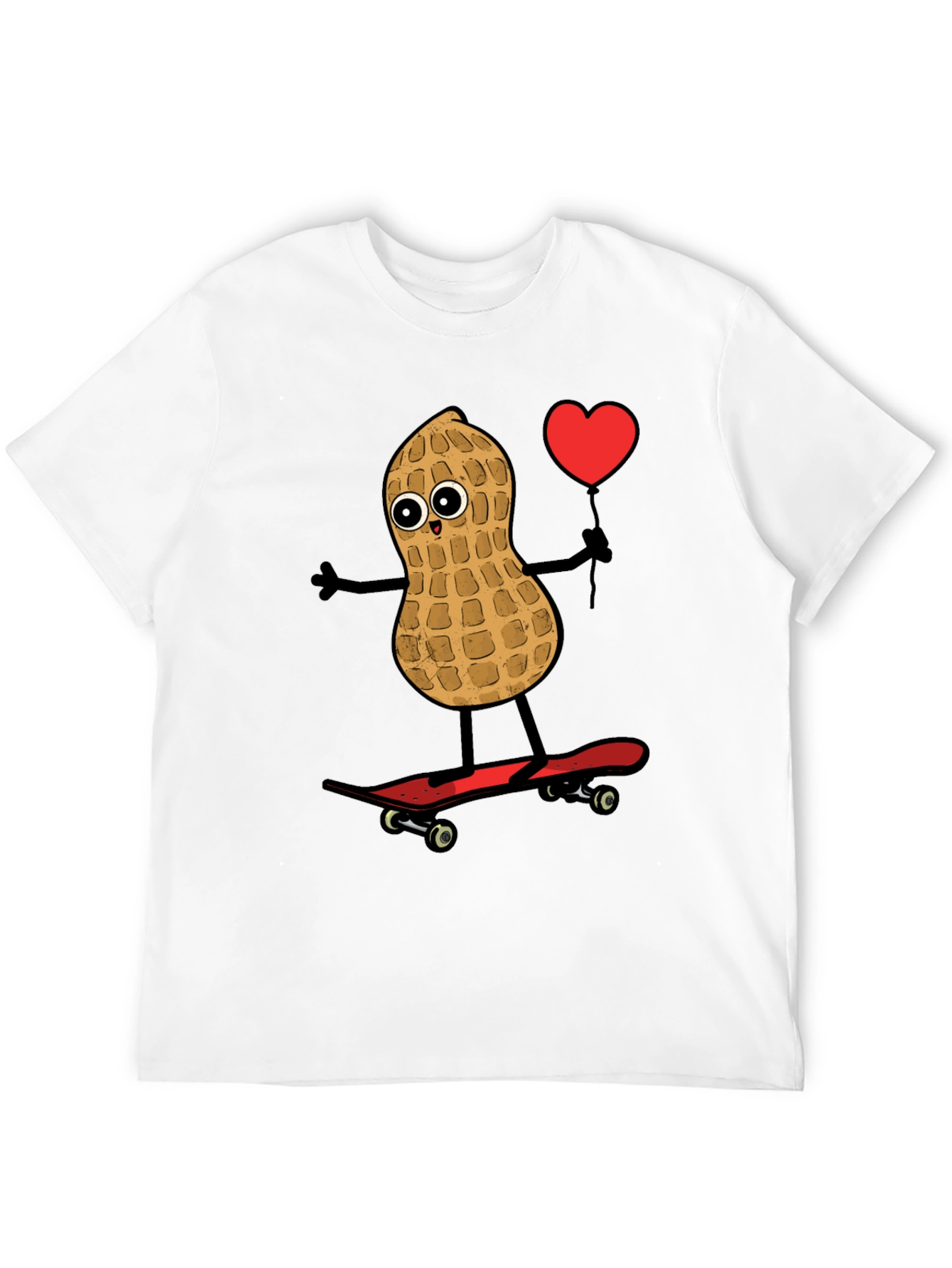 Peanut Skateboarder Graphic Tee - Heart Balloon