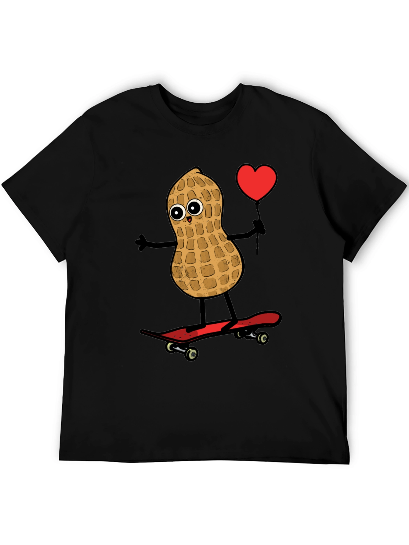 Peanut Skateboarder Graphic Tee - Heart Balloon