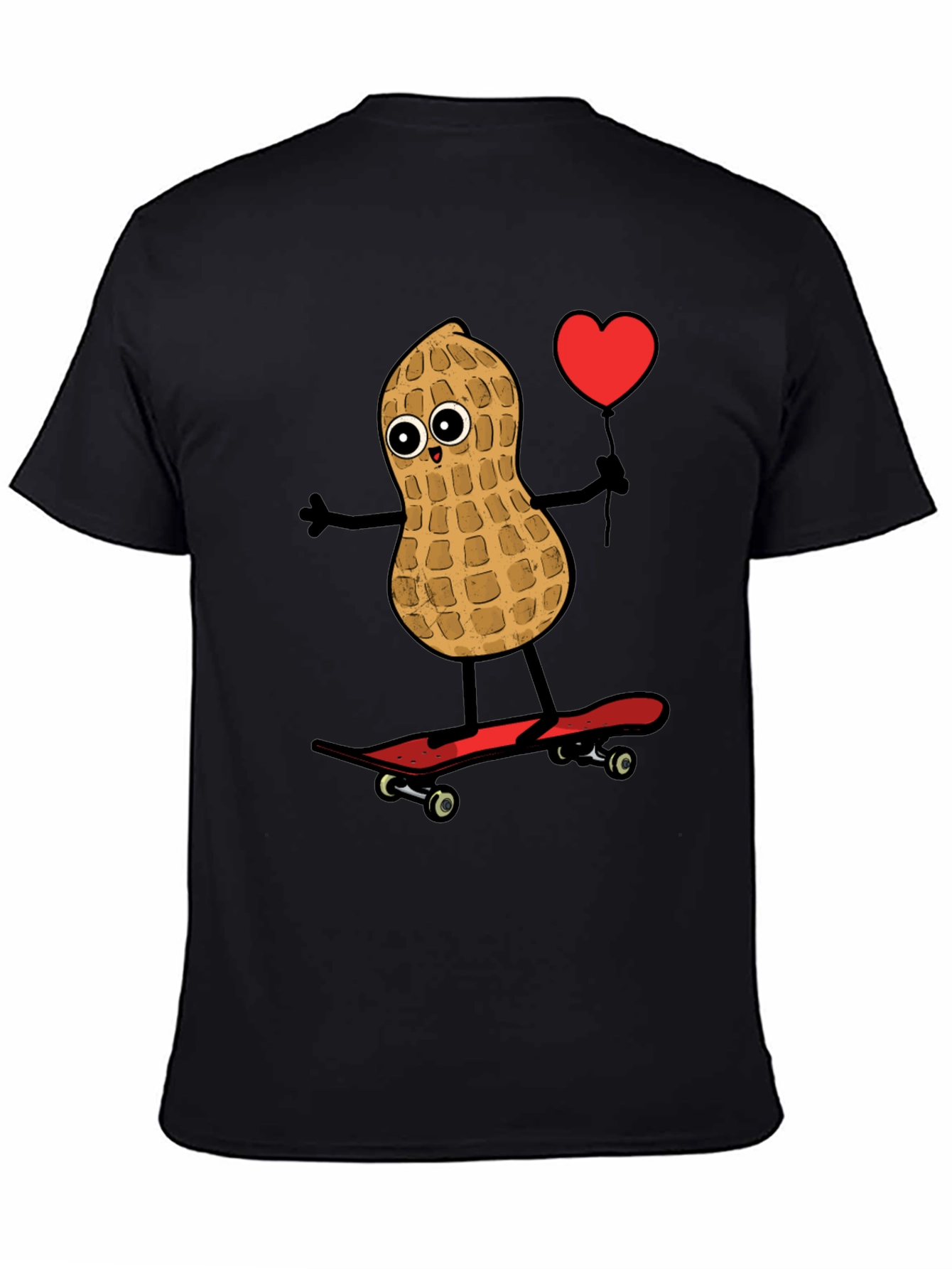 Peanut Skateboarder Graphic Tee - Heart Balloon