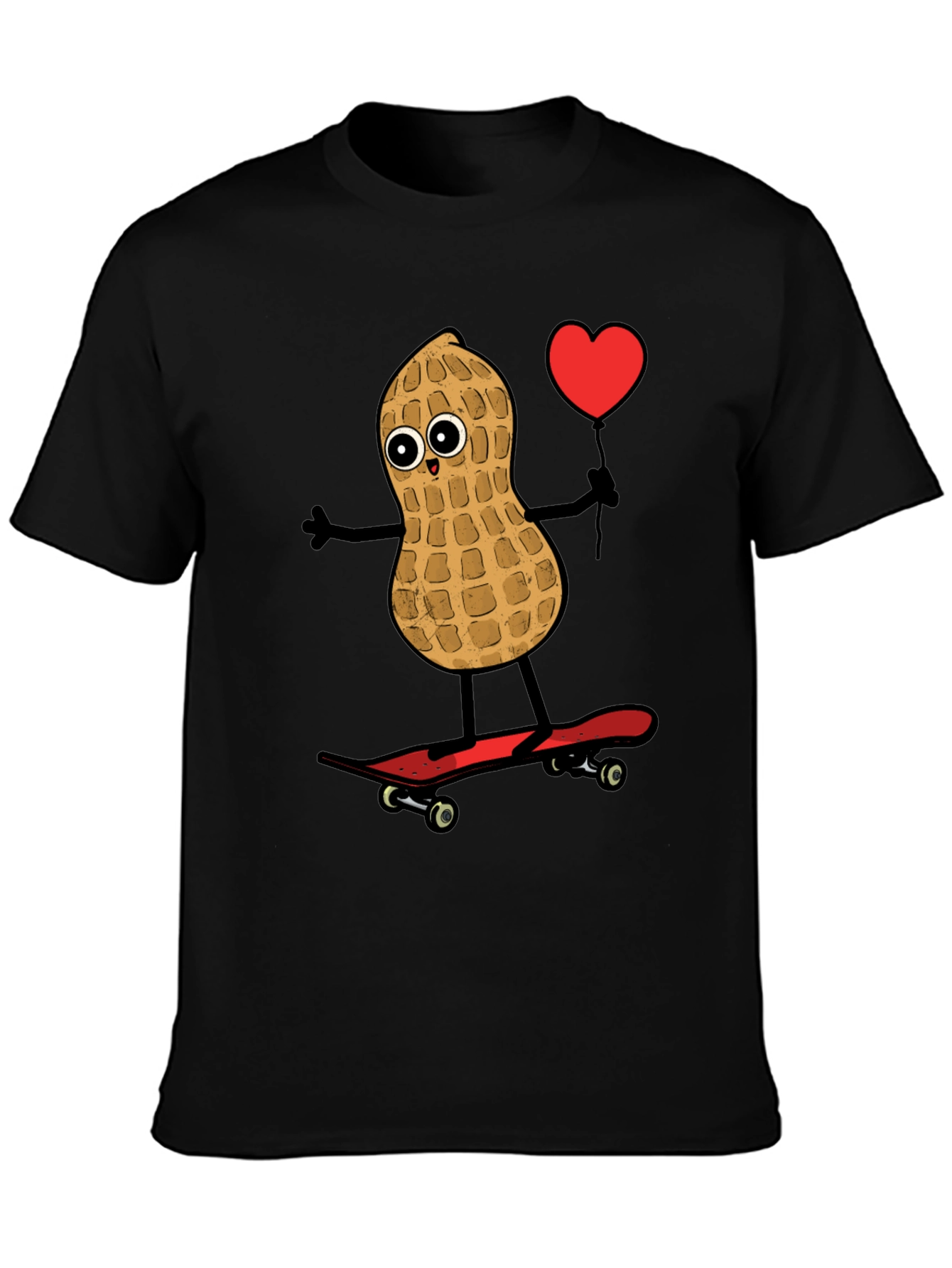 Peanut Skateboarder Graphic Tee - Heart Balloon