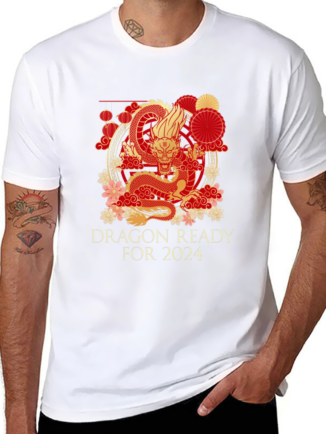 Dragon Ready for 2024 Black T-Shirt