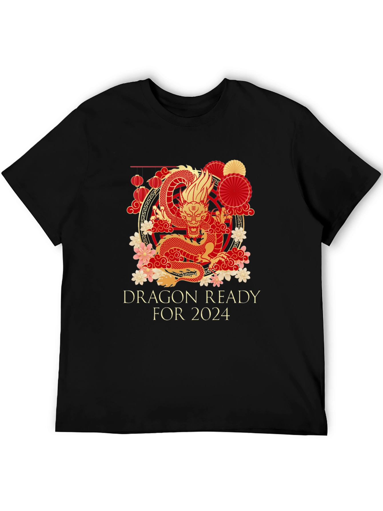 Dragon Ready for 2024 Black T-Shirt