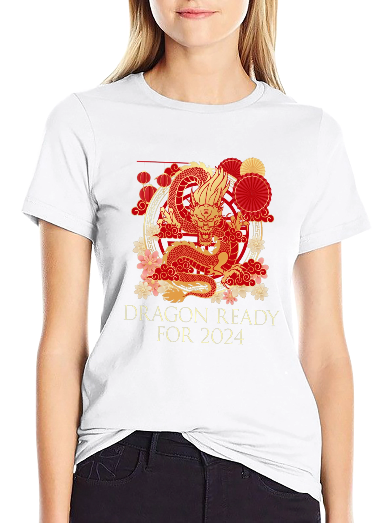 Dragon Ready for 2024 Black T-Shirt