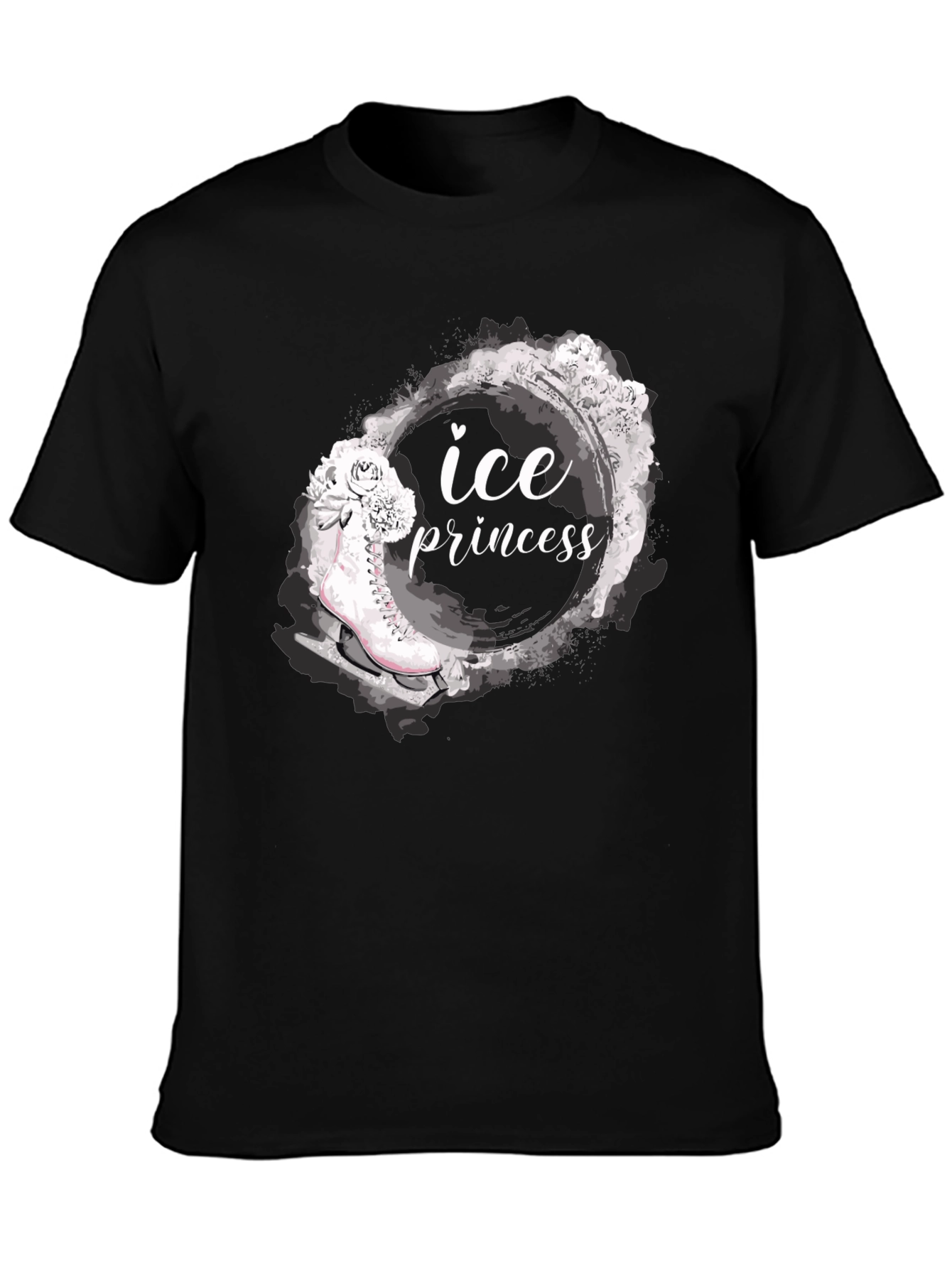 Ice Princess Graphic T-Shirt - Black Tee
