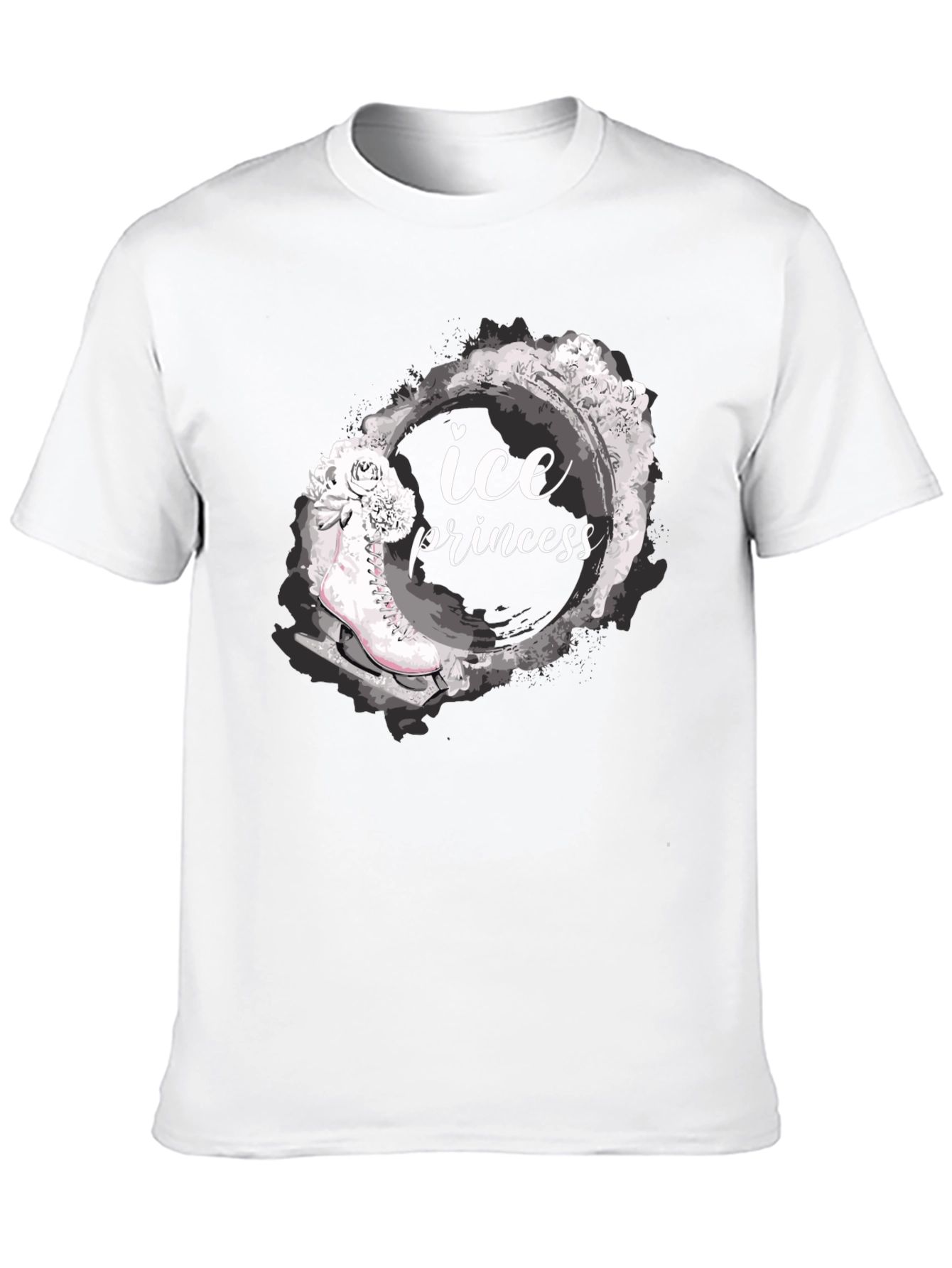 Ice Princess Graphic T-Shirt - Black Tee
