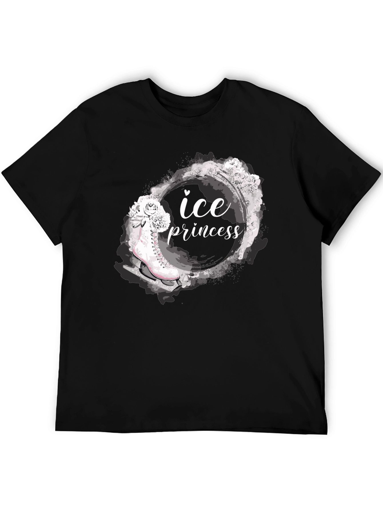 Ice Princess Graphic T-Shirt - Black Tee