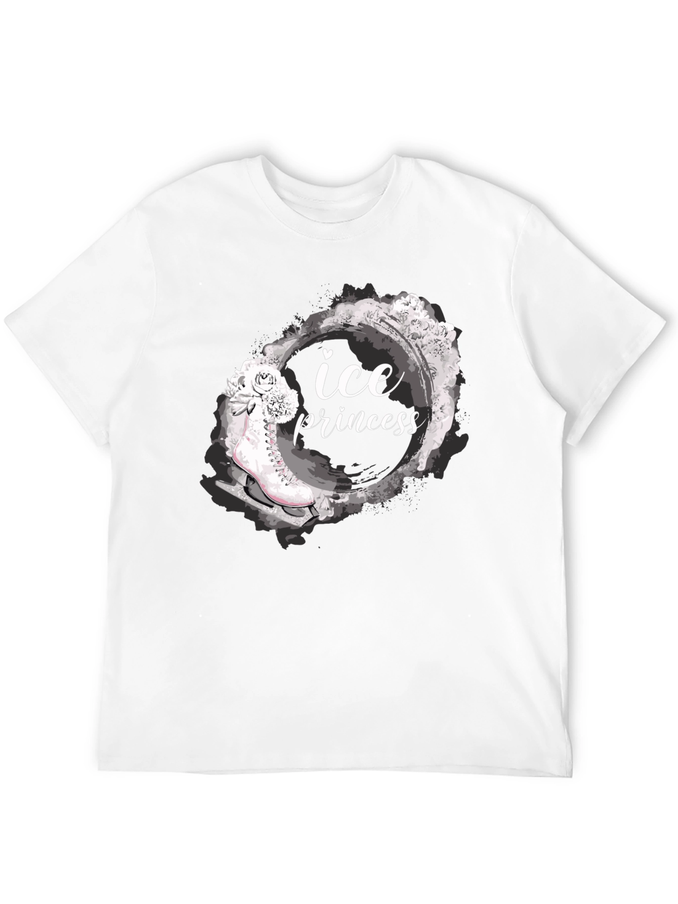 Ice Princess Graphic T-Shirt - Black Tee