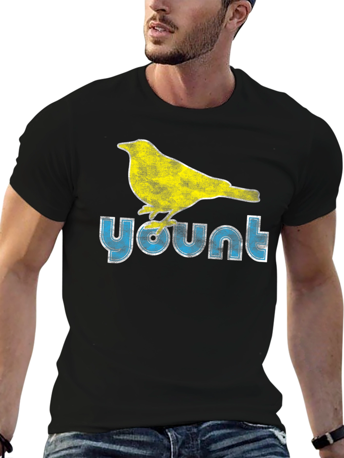 Yount Bird Graphic T-Shirt - Casual Style