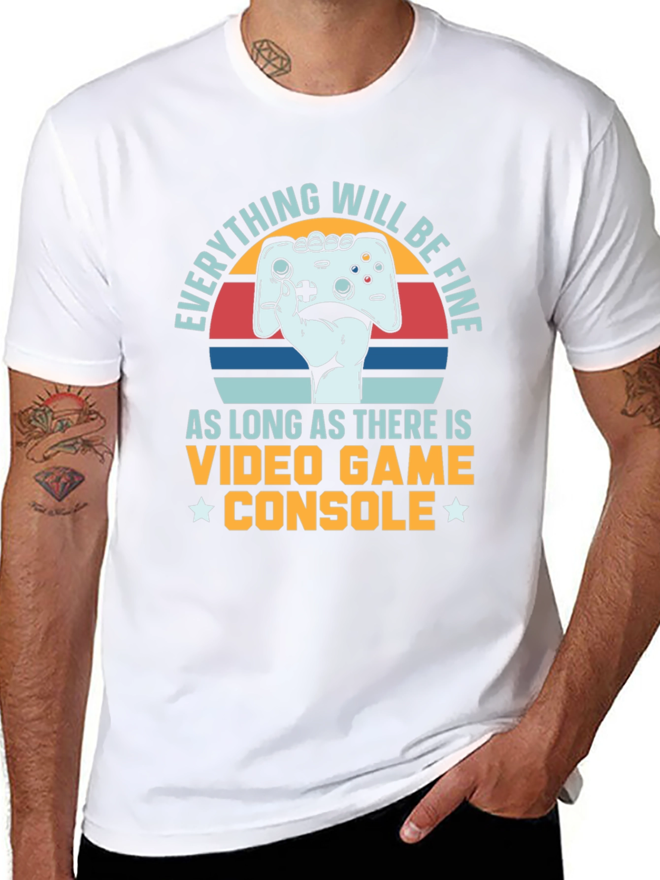 Gamer Console T-Shirt - Everything Will Be Fine Tee