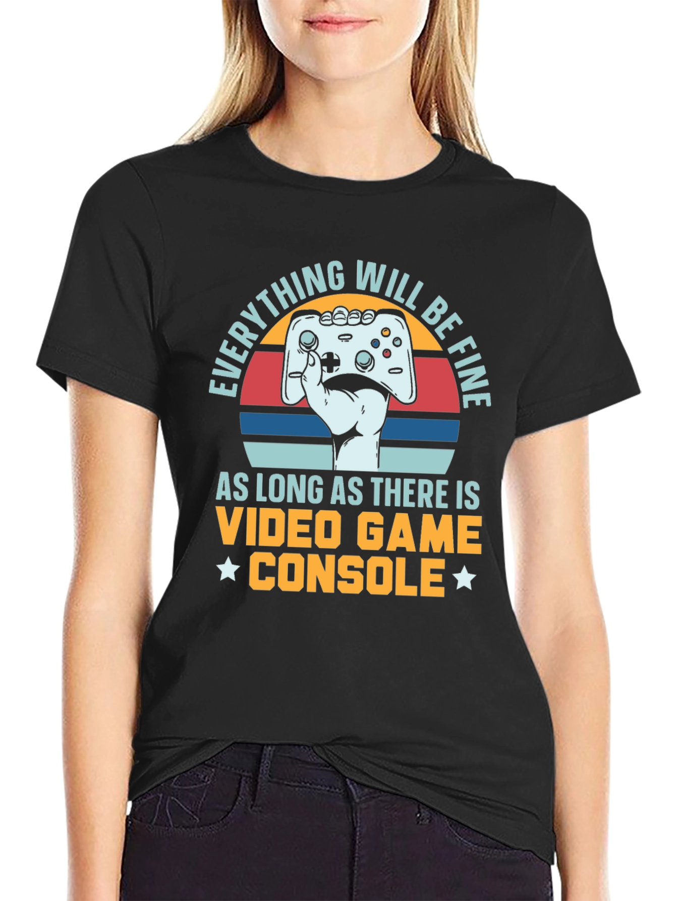 Gamer Console T-Shirt - Everything Will Be Fine Tee