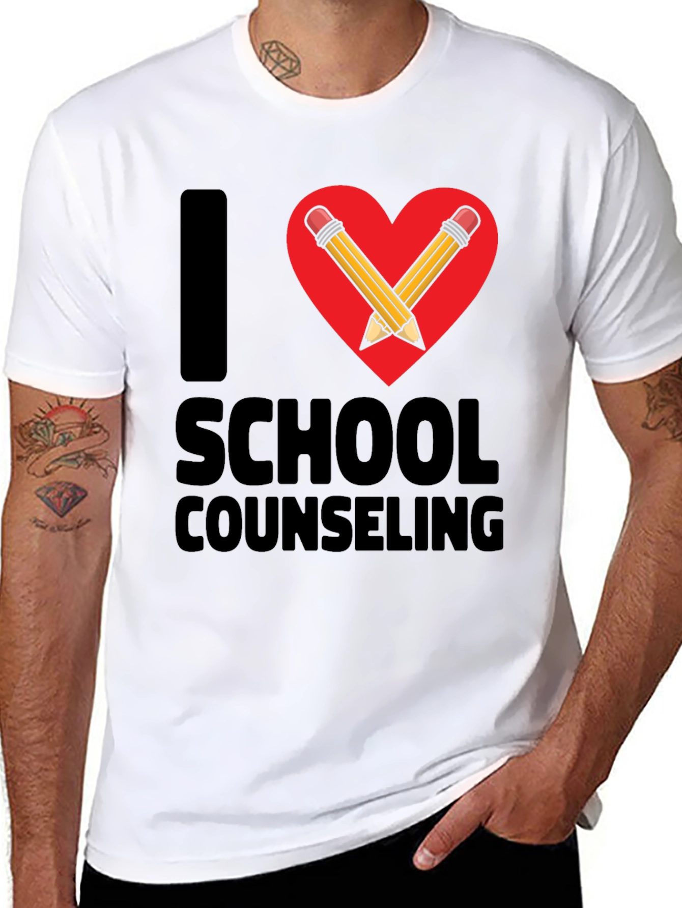 I Love School Counseling T-Shirt