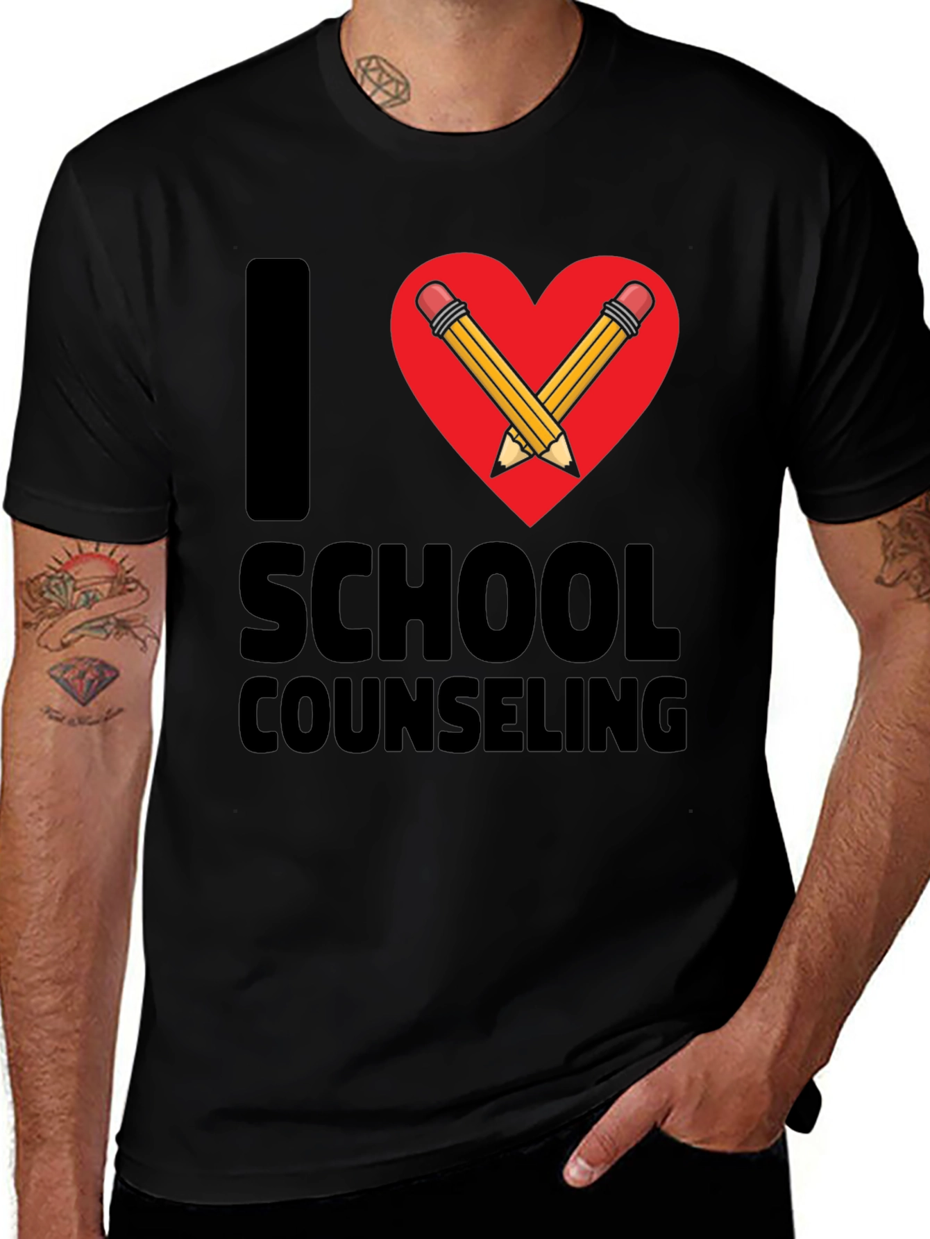I Love School Counseling T-Shirt