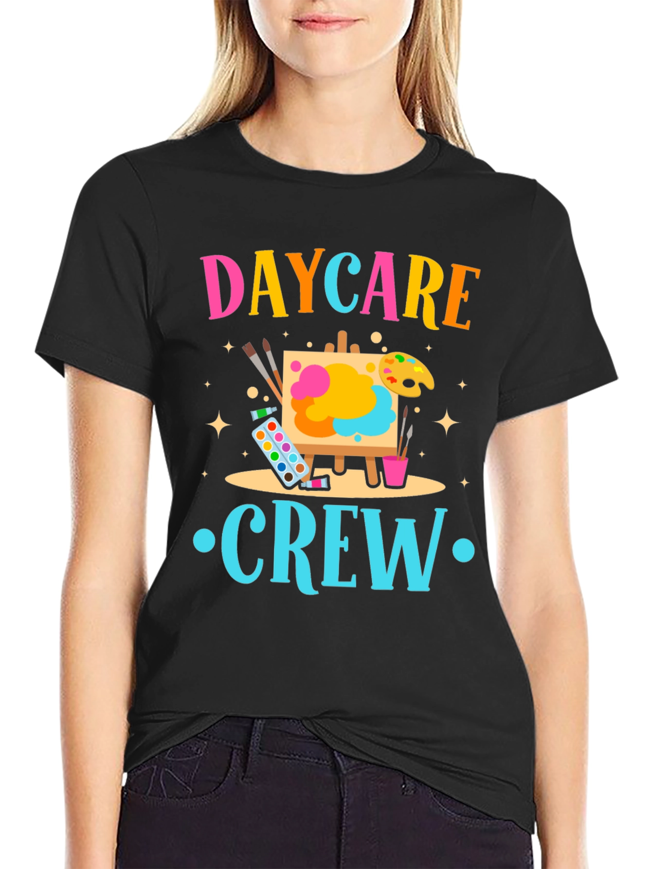 Daycare Crew Graphic Tee - Artist Theme